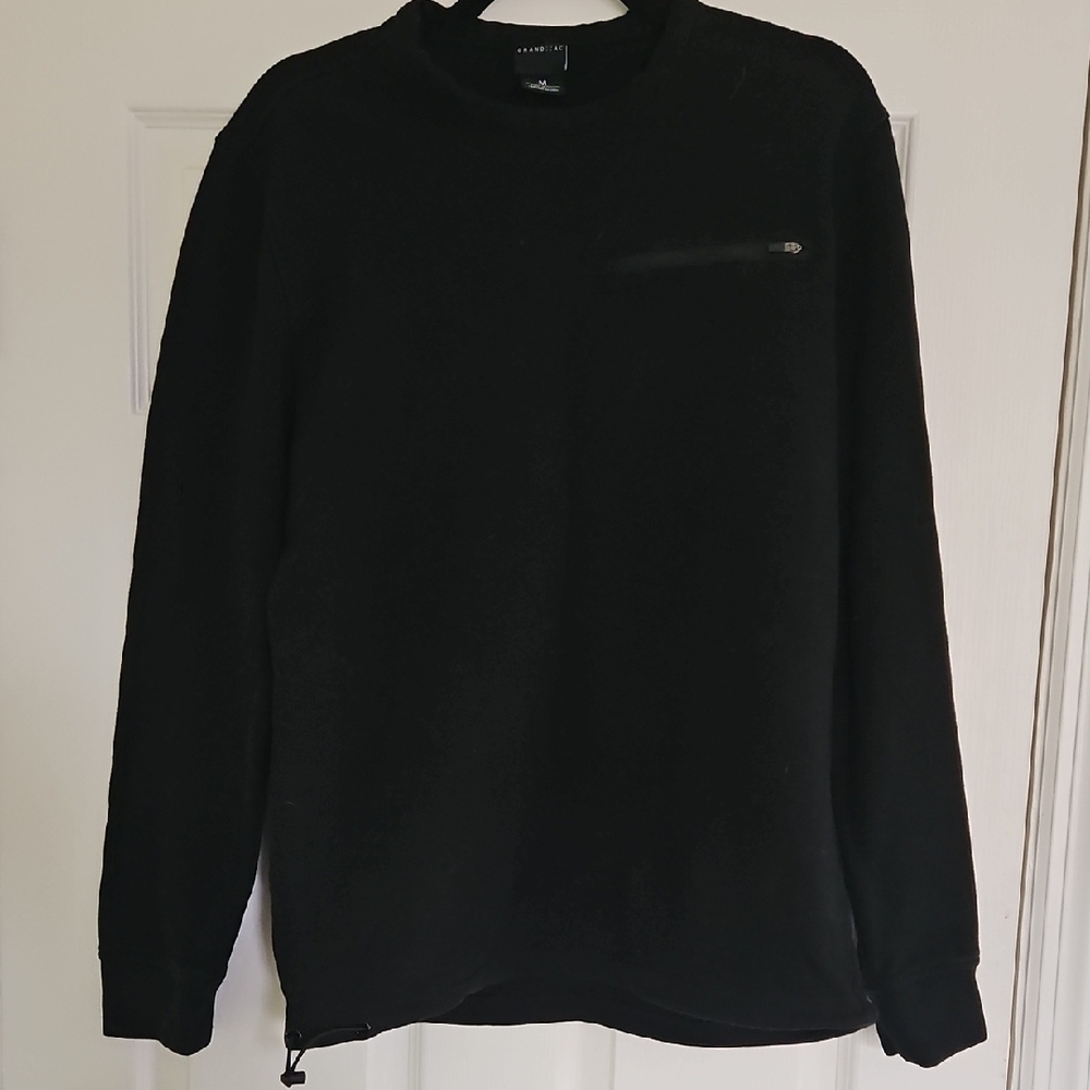 Classic Black Crewneck Sweater